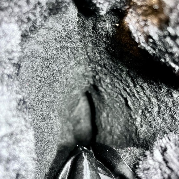 * Pajar | Faux Shearling Lined Quilted Nylon/Suede Mid Calf Boot Black 38/7-7.5 - Picture 14 of 16